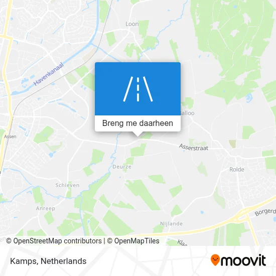 Kamps kaart
