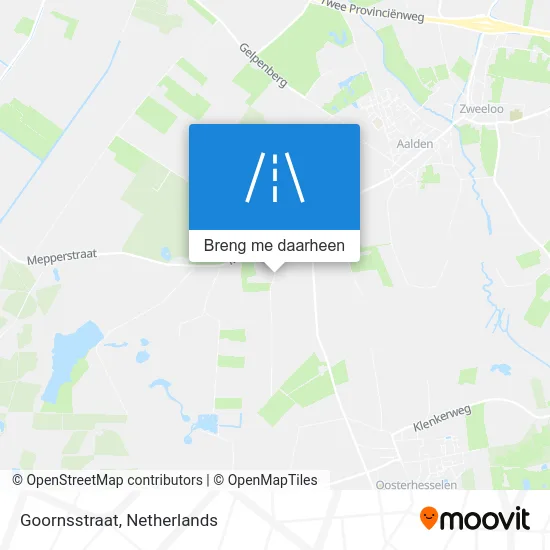 Goornsstraat kaart
