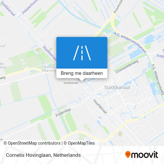 Cornelis Hovinglaan kaart