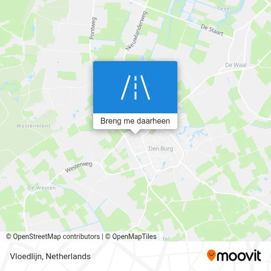 Vloedlijn kaart