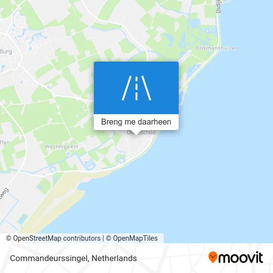 Commandeurssingel kaart