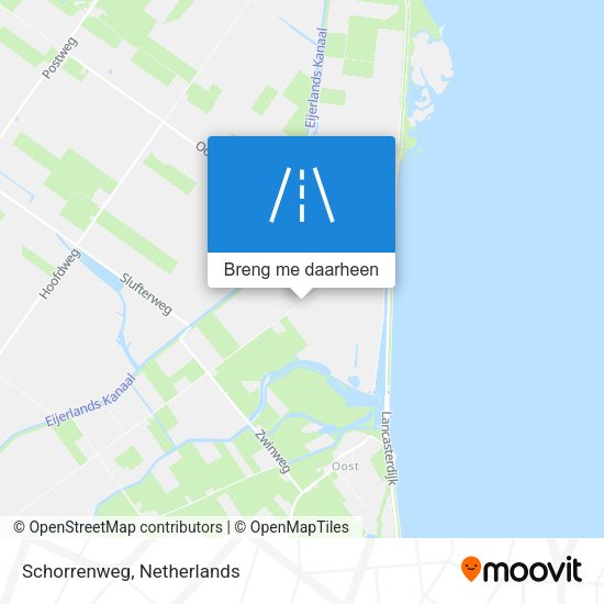 Schorrenweg kaart