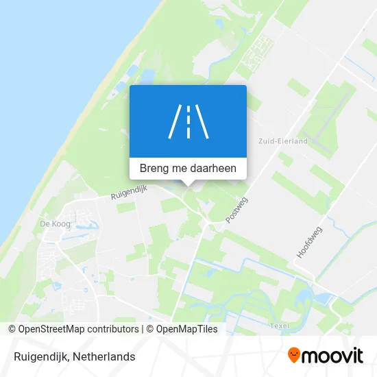 Ruigendijk kaart