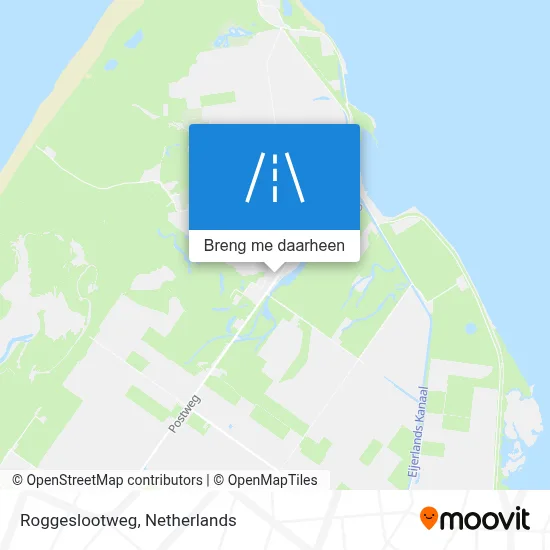 Roggeslootweg kaart