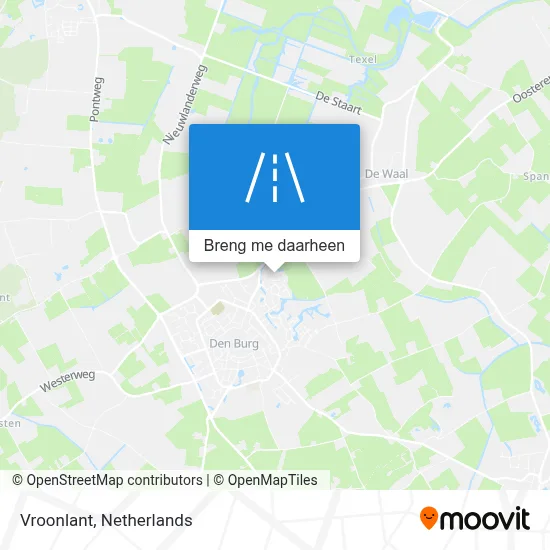 Vroonlant kaart