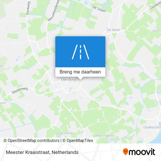 Meester Kraaistraat kaart