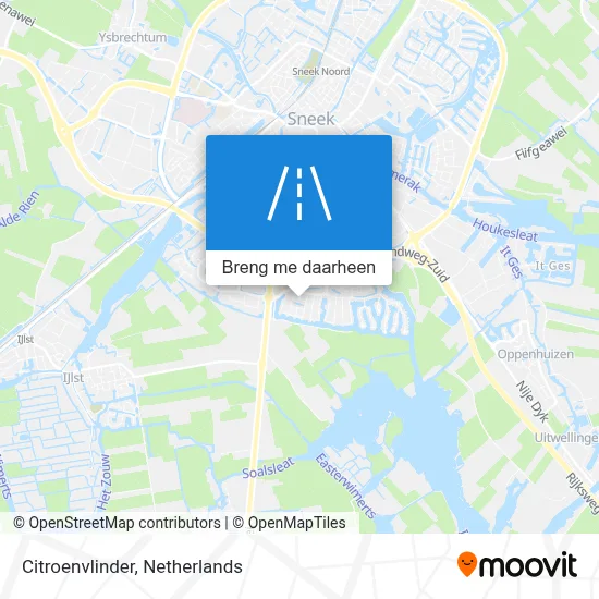 Citroenvlinder kaart