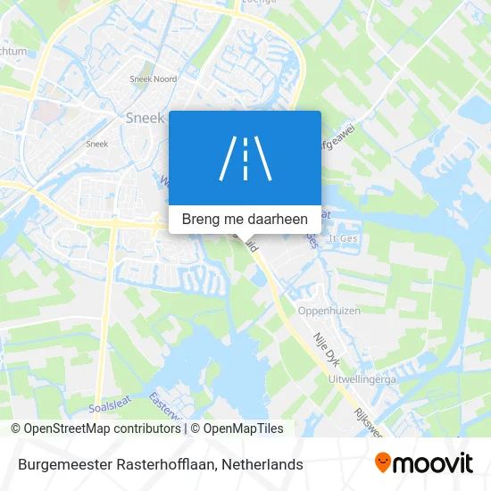 Burgemeester Rasterhofflaan kaart