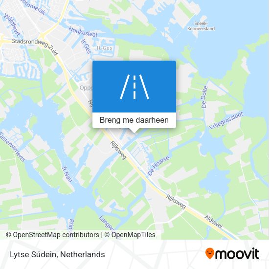 Lytse Súdein kaart