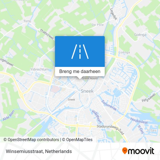Winsemiusstraat kaart