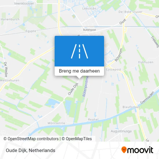 Oude Dijk kaart