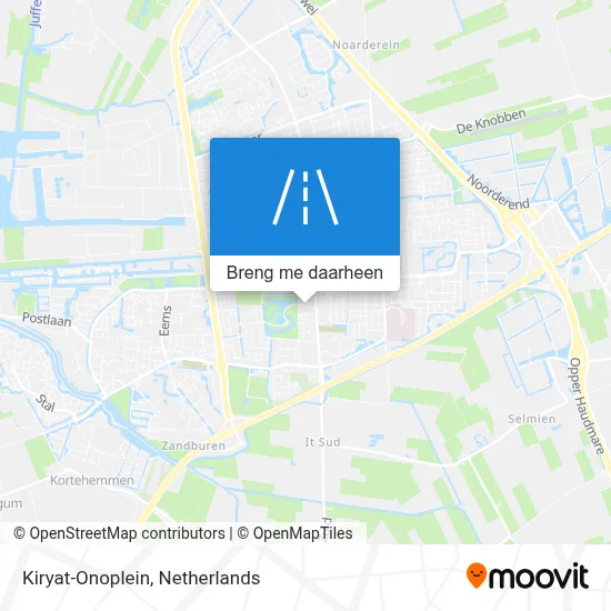 Kiryat-Onoplein kaart