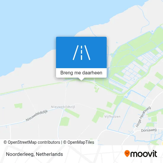 Noorderleeg kaart