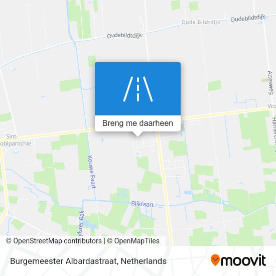 Burgemeester Albardastraat kaart