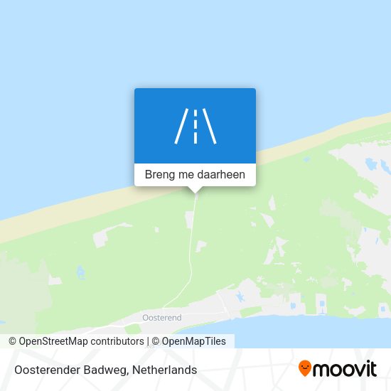 Oosterender Badweg kaart