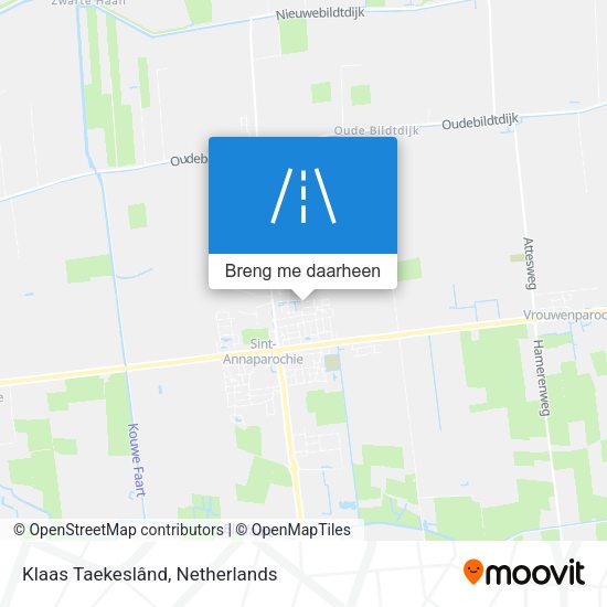 Klaas Taekeslând kaart