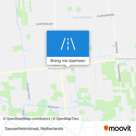 Sassenheimstraat kaart