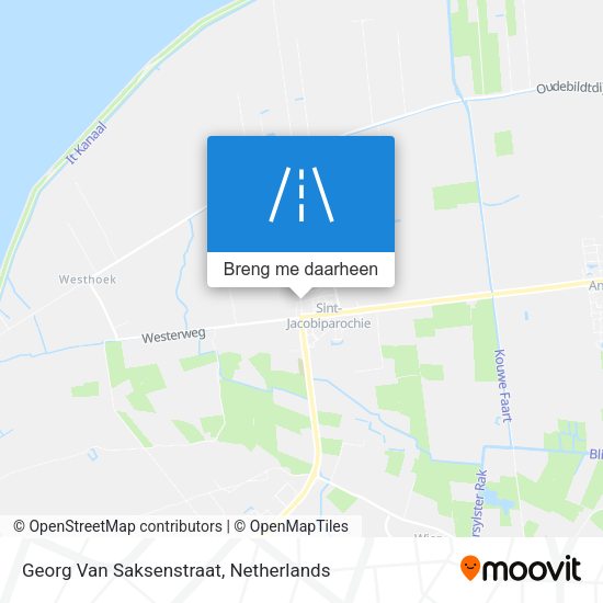 Georg Van Saksenstraat kaart