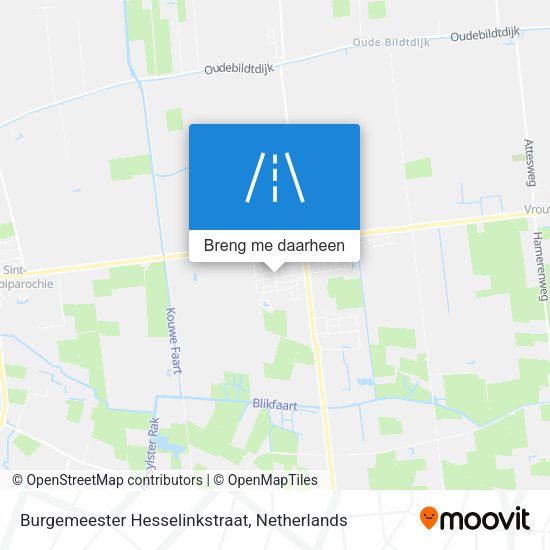 Burgemeester Hesselinkstraat kaart