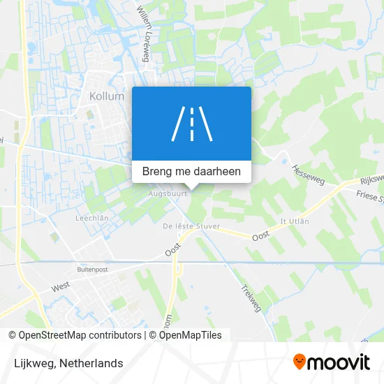 Lijkweg kaart