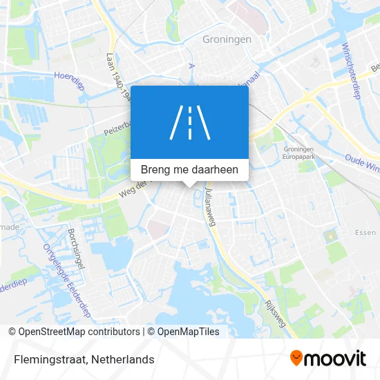 Flemingstraat kaart