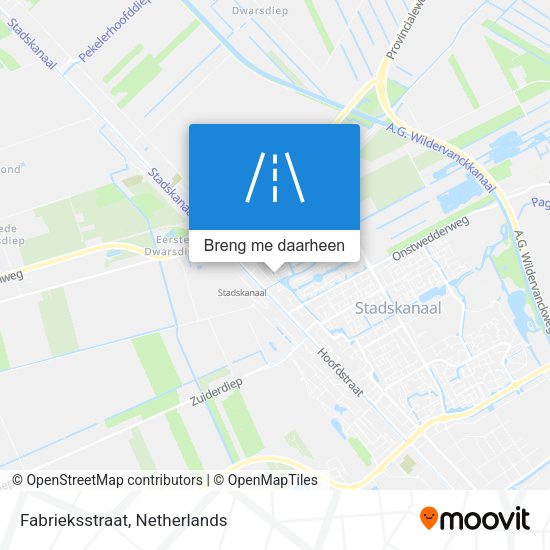 Fabrieksstraat kaart