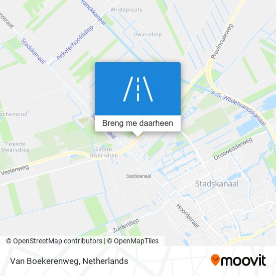 Van Boekerenweg kaart