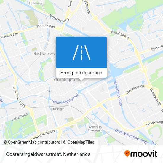 Oostersingeldwarsstraat kaart