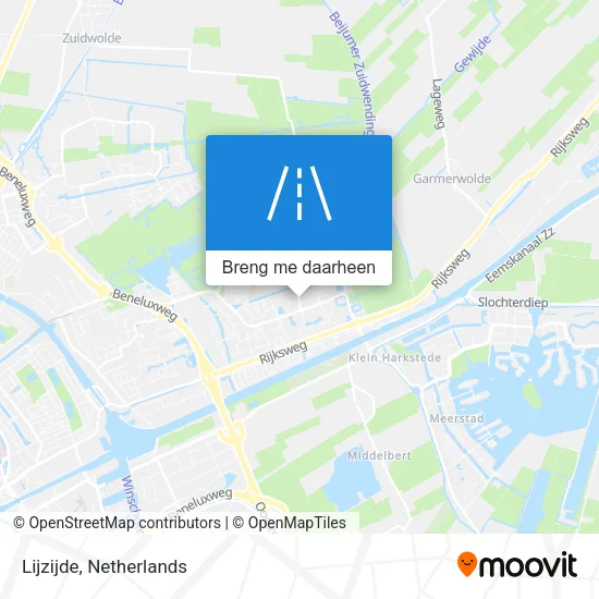 Lijzijde kaart