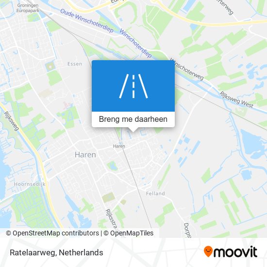 Ratelaarweg kaart