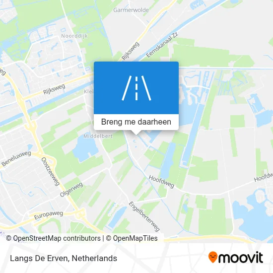 Langs De Erven kaart