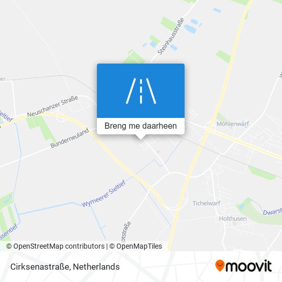 Cirksenastraße kaart