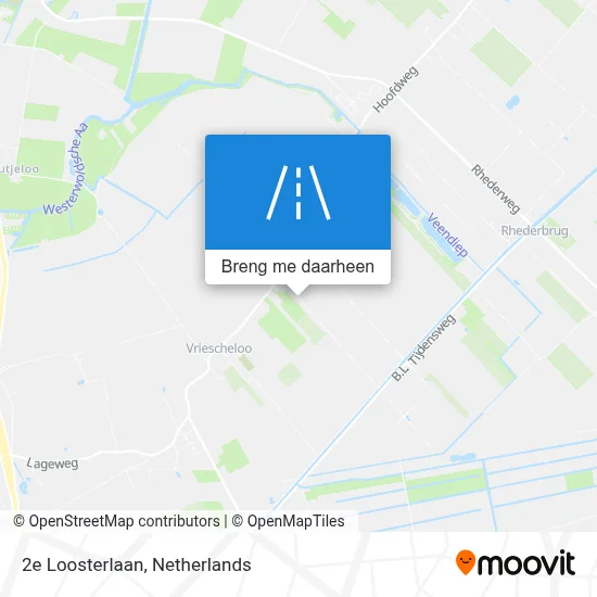 2e Loosterlaan kaart