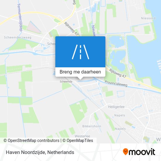 Haven Noordzijde kaart