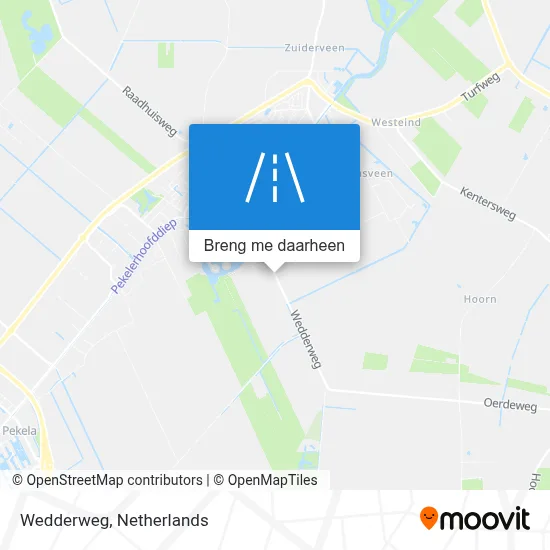 Wedderweg kaart