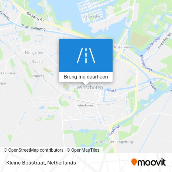 Kleine Bosstraat kaart