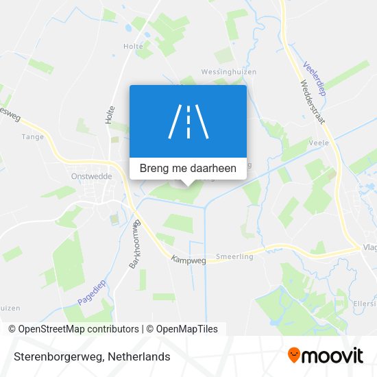 Sterenborgerweg kaart