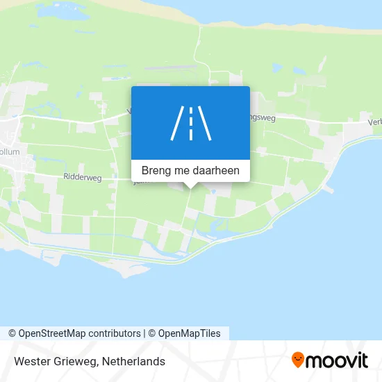 Wester Grieweg kaart