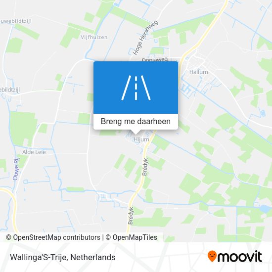 Wallinga'S-Trije kaart