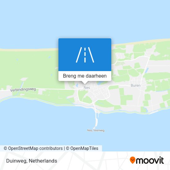 Duinweg kaart