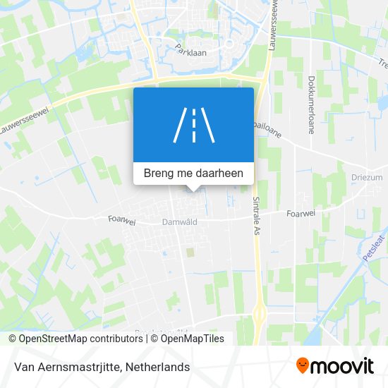 Van Aernsmastrjitte kaart