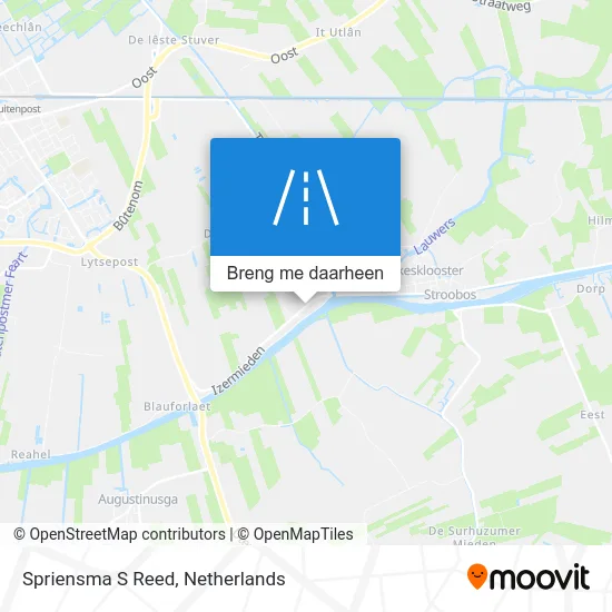 Spriensma S Reed kaart