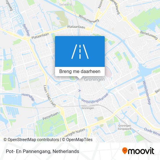 Pot- En Pannengang kaart