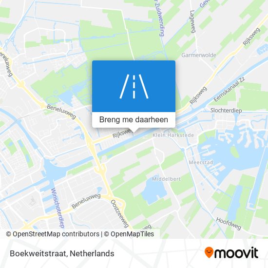 Boekweitstraat kaart