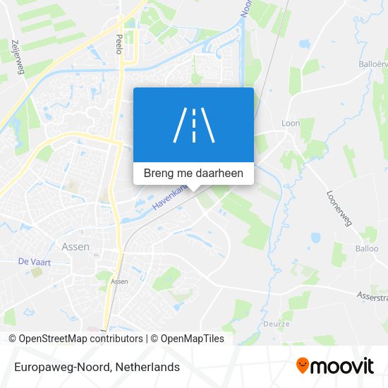 Europaweg-Noord kaart