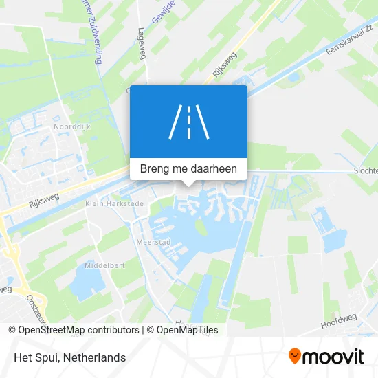 Het Spui kaart