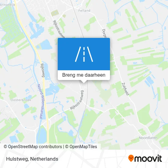 Hulstweg kaart