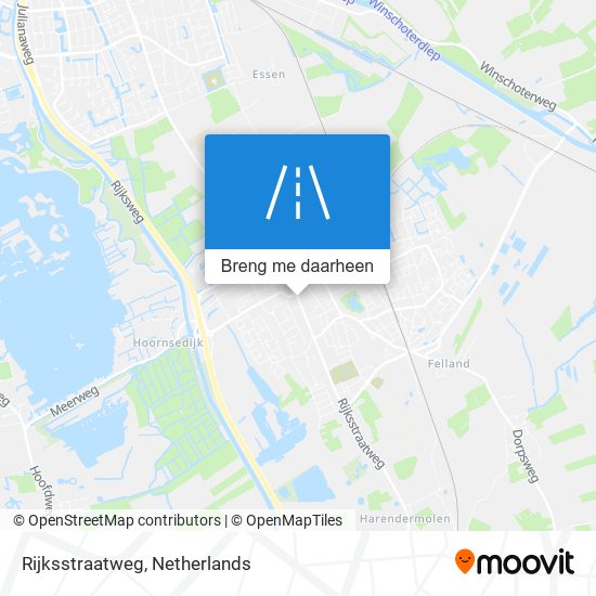 Rijksstraatweg kaart