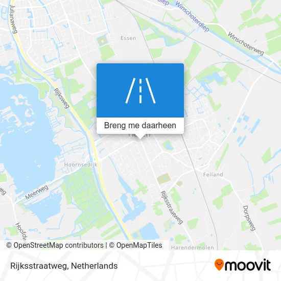 Rijksstraatweg kaart