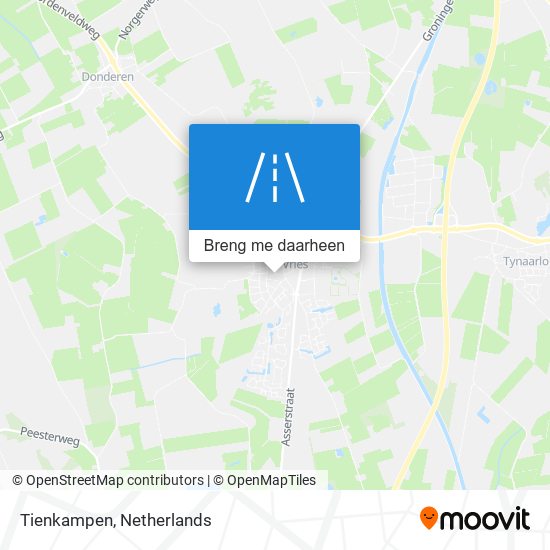 Tienkampen kaart